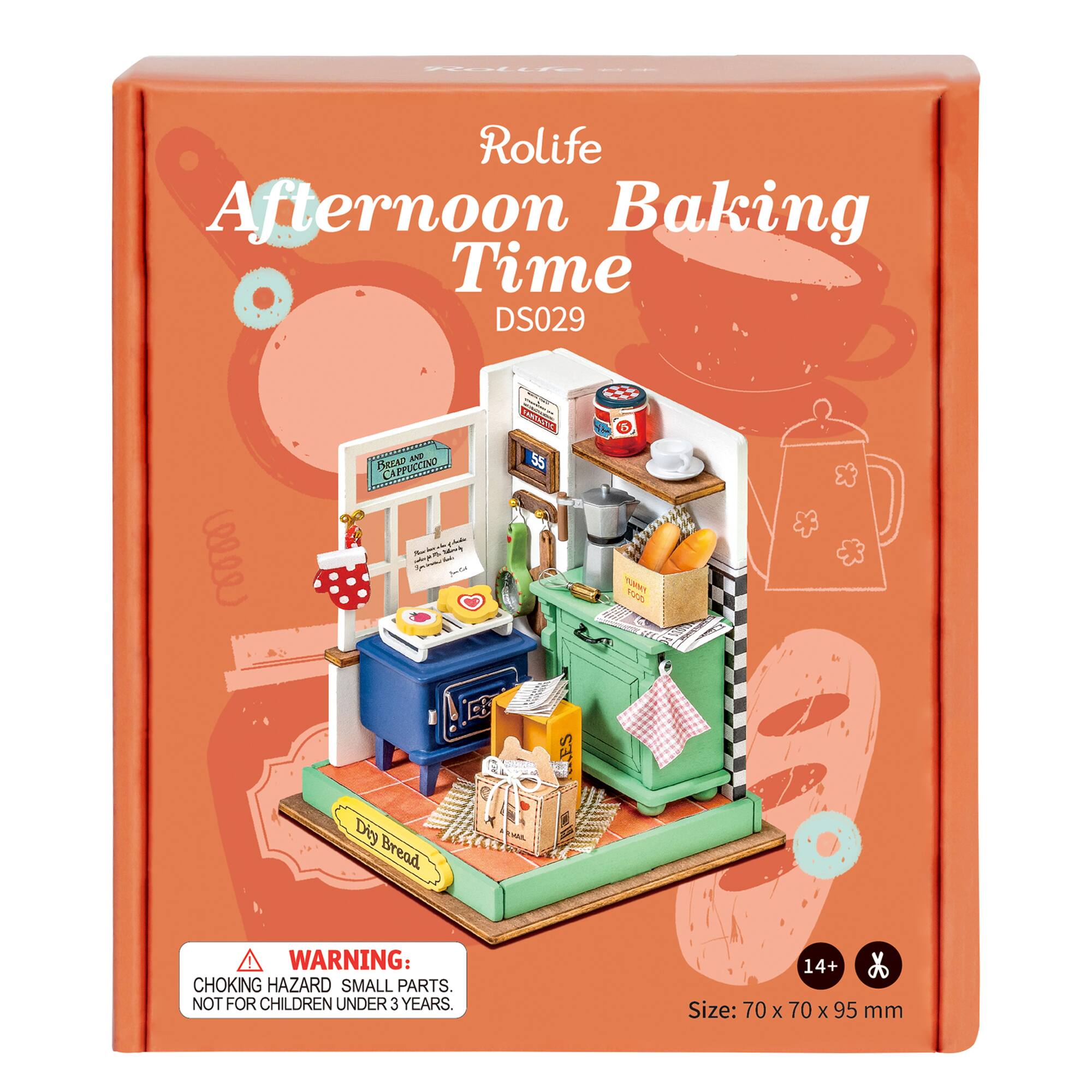 Rolife® Afternoon Baking Time DIY Miniature Kit